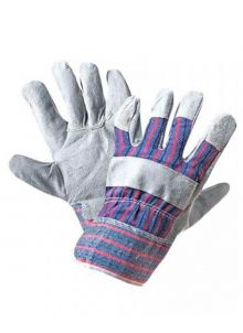 Перчатки спилковые «Ангара» комбинированные, утепленные